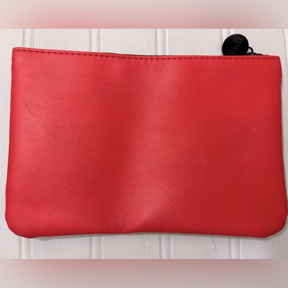 Ipsy Cosmetics Bags Zipper Pouch Red‎ Masquerade Leopard Print Makeup Bags NWOT - Picture 3 of 12